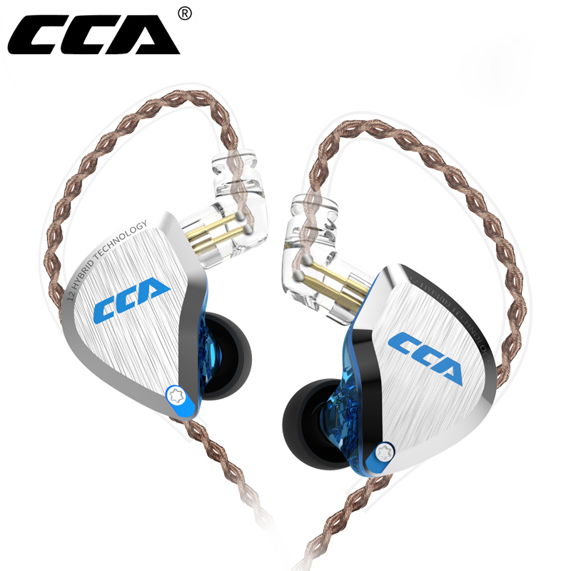 Office Tech Essentials - CCA C12 Headphone In-Ear Metal 5BA+1DD