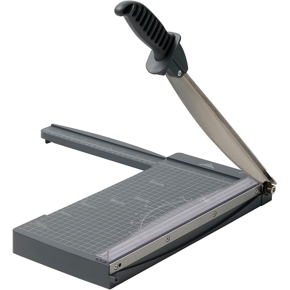 Paper Cutting Guillotine - Pemotong Kertas Guillotine 12-Inci dengan Penggaris