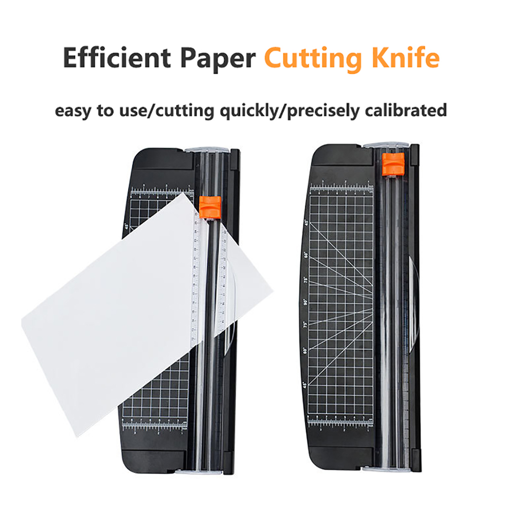 Paper Cutting Guillotine - Pemotong Kertas Guillotine Mini Hitam A4