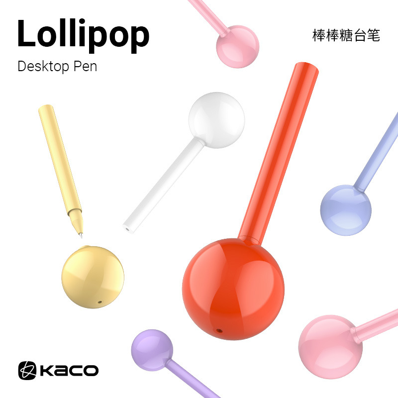 Home Office Tech Gadgets - Kaco meja Lollipop kreatif pena 6