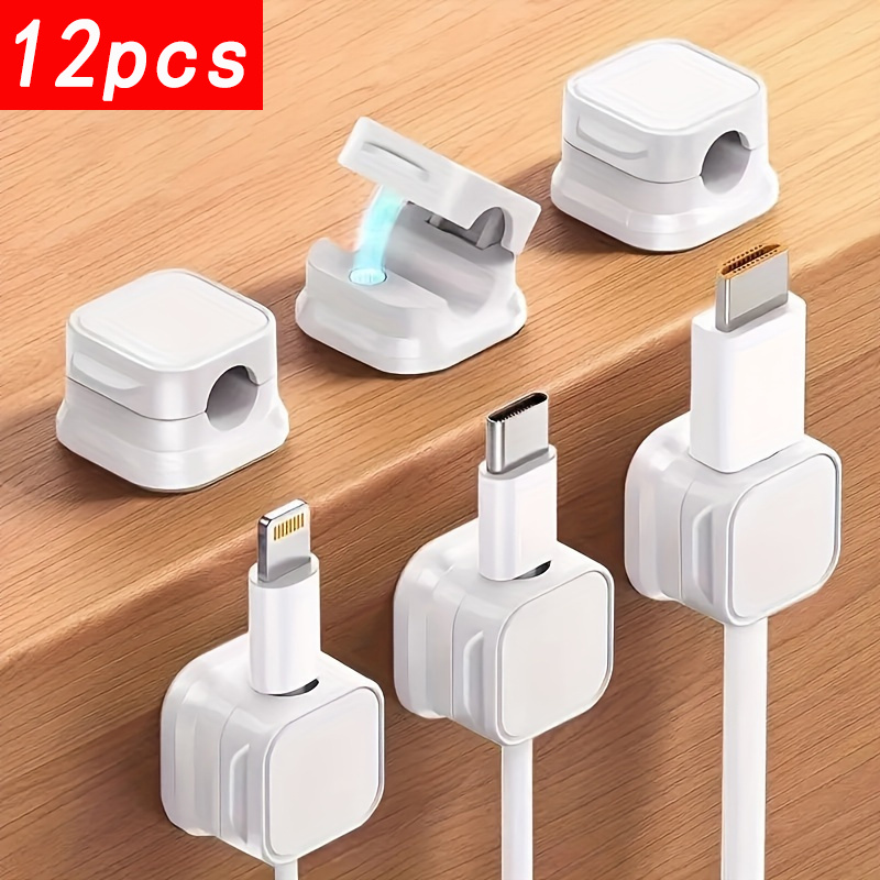 Office Tech Setup - 12-Pack Klip Pengatur Kabel – Penyelenggara