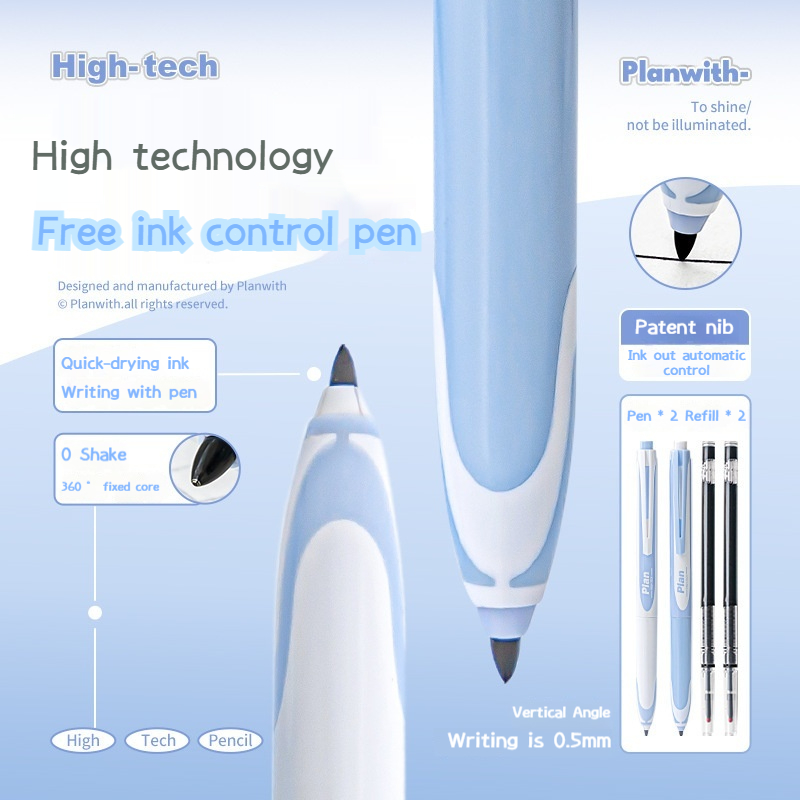 Planwith Set Pena Cair Langsun - Office Tech Direct ulasan dan harga